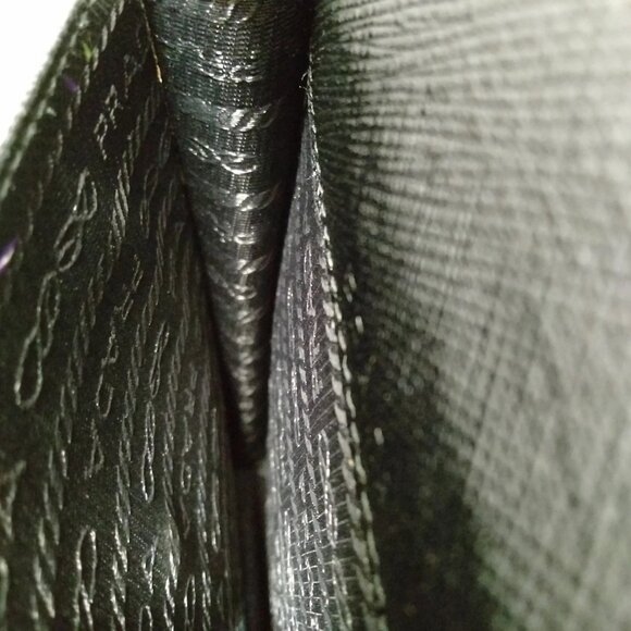 Authentic Prada Frankenstein Sacoche Black Leather Crossbody mon585-111025 - Picture 13 of 16